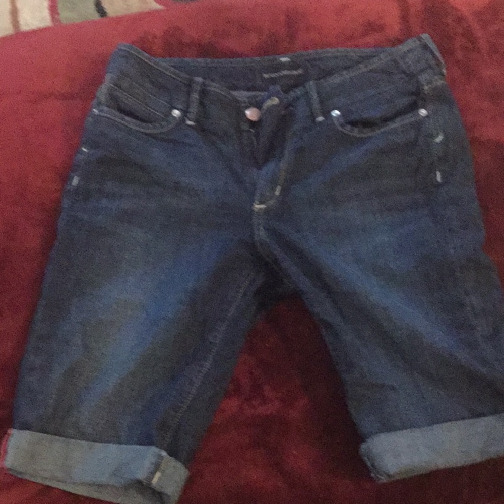 Banana republic jean shorts 6